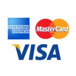 Aceptamos tarjetas de crédito: Visa, MasterCard y American Express