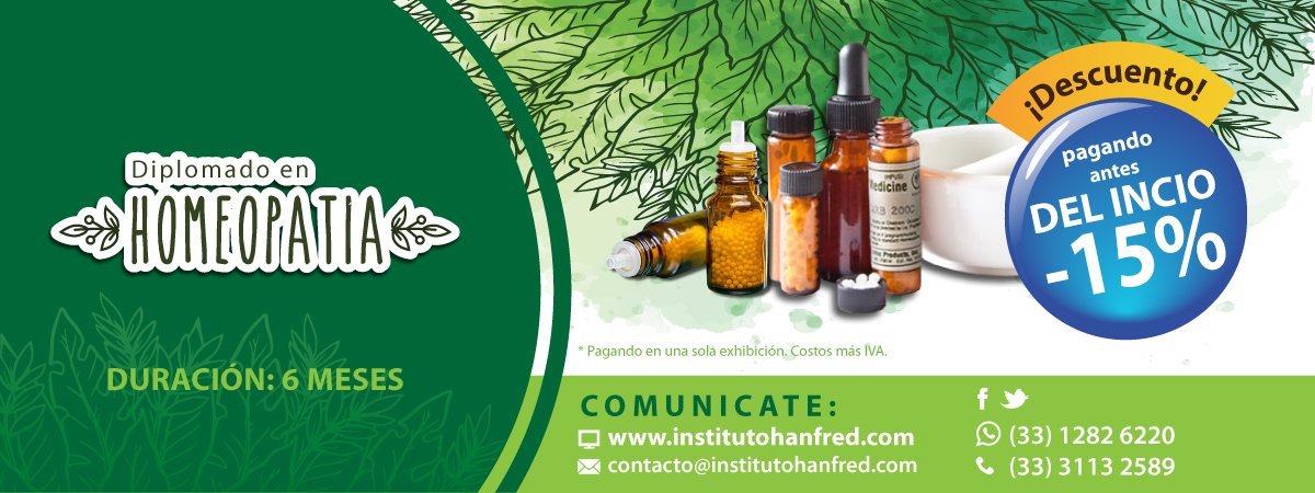 Promocion Homeopatia 15% Descuento